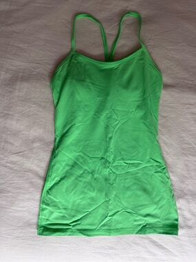 lululemon athletica Neon Green Slim-Strap Tank Top